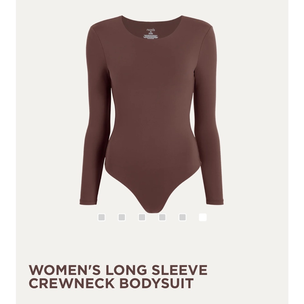 NWT Nuuds crewneck bodysuit
